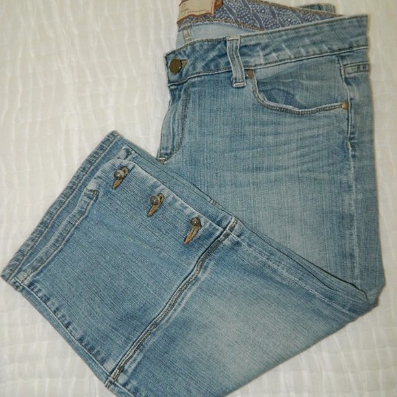 Vintage Paige Capri Jeans Size 32 - Picture 2 of 14